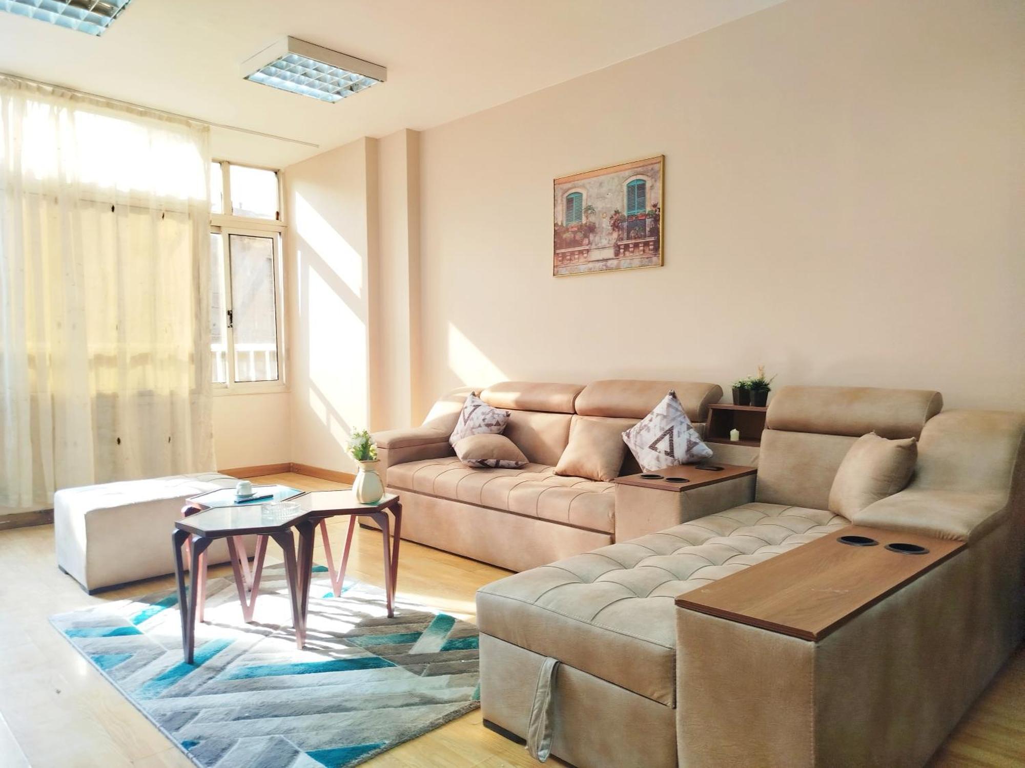 Garden City Apartment In Downtown El Cairo Exterior foto